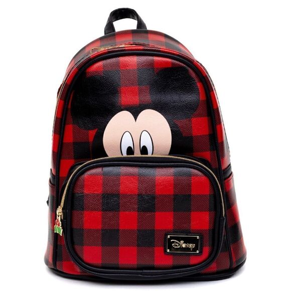 Disney Plaid Mickey Mouse Mini Backpack - Picture 2 of 6
